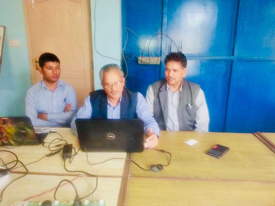 DR Baburam Bhattrai And Navaraj Subedi